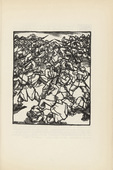 Max Unold. Untitled (Battle Turmoil) (plate, [p. 211]) from the periodical  Zeit-Echo. Ein Kriegs-Tagebuch der K&uuml;nstler, vol. 1, no. 14 (May 1915). 1915