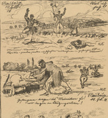Helmuth Stockmann. Maubeuge: What I Saw (Maubeuge: Was ich sah) (plate, p. 26) from the periodical Kriegszeit. K&uuml;nstlerflugbl&auml;tter, vol. 1, no. 7 (7 Oct 1914). 1914