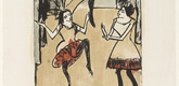 Erich Heckel. Dancers (T&auml;nzerinnen). (1911), dated 1910