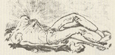 Willi Geiger. Untitled (Fallen Warrior) (plate, [p. 227]) from the periodical  Zeit-Echo. Ein Kriegs-Tagebuch der K&uuml;nstler, vol. 1, no. 15 (May 1915). 1915
