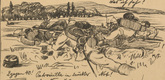 Helmuth Stockmann. What I Saw II (Was ich sah II) (plate, p. 31) from the periodical Kriegszeit. K&uuml;nstlerflugbl&auml;tter, vol. 1, no. 8 (14 Oct 1914). 1914