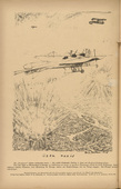 Erich B&uuml;ttner. Over Paris (&Uuml;ber Paris) (in-text plate, p. 32) from the periodical Kriegszeit. K&uuml;nstlerflugbl&auml;tter, vol. 1, no. 8 (14 Oct 1914). 1914