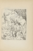 Adolf Ferdinand Schinnerer. Untitled (Man Against Man) (plate, [p. 237]) from the periodical  Zeit-Echo. Ein Kriegs-Tagebuch der K&uuml;nstler, vol. 1, no. 16 (June 1915). 1915