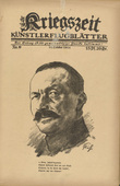 Friedrich Feigl. Von Stein, Infantry General (Von Stein, Infantriegeneral) (in-text plate, p. 33) from the periodical Kriegszeit. K&uuml;nstlerflugbl&auml;tter, vol. 1, no. 9 (21 Oct 1914). 1914