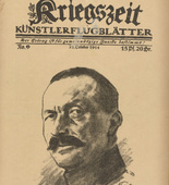 Friedrich Feigl. Von Stein, Infantry General (Von Stein, Infantriegeneral) (in-text plate, p. 33) from the periodical Kriegszeit. K&uuml;nstlerflugbl&auml;tter, vol. 1, no. 9 (21 Oct 1914). 1914