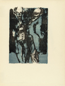 Emil Nolde. Elderly Men (&Auml;ltere Herren) from Das graphische Werk von Emil Nolde 1920-1925. (1926, published 1927)