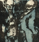 Emil Nolde. Elderly Men (&Auml;ltere Herren) from Das graphische Werk von Emil Nolde 1920-1925. (1926, published 1927)