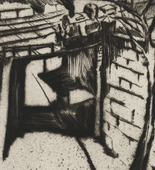Georg Ehrlich. Railroad Crossing (Eisenbahn&uuml;berf&uuml;hrung). 1921