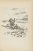 Werner Paul Schmidt. Untitled (Cavalryman Near the River) (plate, [p. 265]) from the periodical  Zeit-Echo. Ein Kriegs-Tagebuch der K&uuml;nstler, vol. 1, no. 18 (July 1915). 1915
