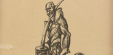 Otto Hettner. Nikolai's Ride to Victory (Nikolais Ausritt zum Sieg) (in-text plate, p. 37) from the periodical Kriegszeit. K&uuml;nstlerflugbl&auml;tter, vol. 1, no. 10 (28 Oct 1914). 1914