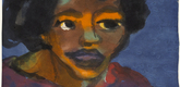 Emil Nolde. Gypsy Girl (Zigeunerm&auml;dchen). (1920-21)