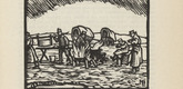 Max Bucherer. Untitled (Field Kitchen) (plate, [p. 275]) from the periodical  Zeit-Echo. Ein Kriegs-Tagebuch der K&uuml;nstler, vol. 1, no. 18 (July 1915). 1915