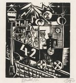 Otto Dix. Nine Woodcuts (Neun Holzschnitte). (1922, prints executed: 1919-1920)
