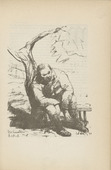 Walther Teutsch. Untitled (The Sick Soldier) (plate, [p. 289]) from the periodical  Zeit-Echo. Ein Kriegs-Tagebuch der K&uuml;nstler, vol. 1, no. 19 (July 1915). 1915