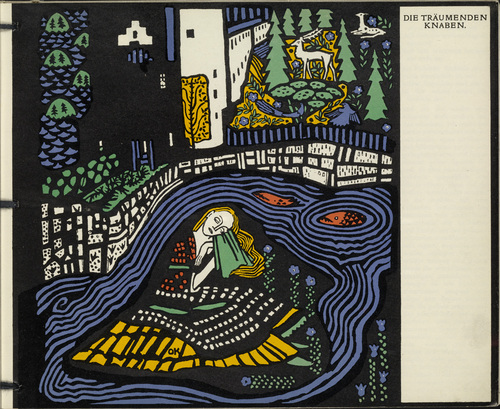 Oskar Kokoschka. Sleeping Woman (Schlafende Frau) (title page) from Die tr&auml;umenden Knaben (The Dreaming Boys). 1917 (executed 1907-08)