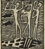 Oskar Kokoschka. Die tr&auml;umenden Knaben (The Dreaming Boys). 1917 (prints executed 1907-08)