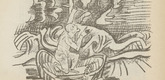 Oskar Kokoschka. Untitled (Man in Boat) (plate, [p. 303]) from the periodical  Zeit-Echo. Ein Kriegs-Tagebuch der K&uuml;nstler, vol. 1, no. 20 (Aug 1915). 1915