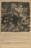 Max Oppenheimer (MOPP). Victory News (Siegesnachrichten) (headpiece, p. 4) from the periodical Kriegszeit. K&uuml;nstlerflugbl&auml;tter, vol. 1, no. 1 (31 Aug 1914). 1914