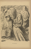 Ernst Barlach. On the Eastern Frontier (An der Ostgrenze) (plate, p. 47) from the periodical Kriegszeit. K&uuml;nstlerflugbl&auml;tter, vol. 1, no. 12 (11 Nov 1914). 1914