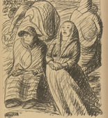 Ernst Barlach. On the Eastern Frontier (An der Ostgrenze) (plate, p. 47) from the periodical Kriegszeit. K&uuml;nstlerflugbl&auml;tter, vol. 1, no. 12 (11 Nov 1914). 1914
