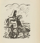 Ren&eacute; Beeh. Untitled (French Cavalrymen) (plate, [p. 19]) from the periodical  Zeit-Echo. Ein Kriegs-Tagebuch der K&uuml;nstler, vol. 1, no. 2 (Sept 1914). 1914