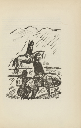 Ren&eacute; Beeh. Untitled (French Cavalrymen) (plate, [p. 19]) from the periodical  Zeit-Echo. Ein Kriegs-Tagebuch der K&uuml;nstler, vol. 1, no. 2 (Sept 1914). 1914