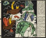 Oskar Kokoschka. The Sailors Are Calling (Die Schiffer rufen) (in-text plate, folio 5) from Die tr&auml;umenden Knaben (The Dreaming Boys). 1917 (executed 1907-08)