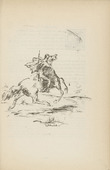 Werner Paul Schmidt. Untitled (Storming Rider) (plate, [p. 313]) from the periodical  Zeit-Echo. Ein Kriegs-Tagebuch der K&uuml;nstler, vol. 1, no. 21 (Aug 1915). 1915