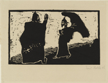 Emil Nolde. General and Aide (General und Diener) from the portfolio Fairy-Tales (M&auml;rchen). 1906