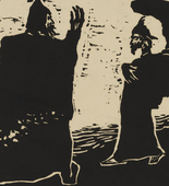 Emil Nolde. General and Aide (General und Diener) from the portfolio Fairy-Tales (M&auml;rchen). 1906