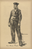 Max Liebermann. Our Blue Boys (Unsere blauen Jungen) (plate, p. 51) from the periodical Kriegszeit. K&uuml;nstlerflugbl&auml;tter, vol. 1, no. 13 (18 Nov 1914). 1914