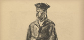 Max Liebermann. Our Blue Boys (Unsere blauen Jungen) (plate, p. 51) from the periodical Kriegszeit. K&uuml;nstlerflugbl&auml;tter, vol. 1, no. 13 (18 Nov 1914). 1914