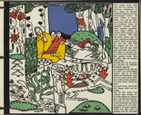 Oskar Kokoschka. The Sleepers (Die Schlafenden) (in-text plate, folio 8) from Die tr&auml;umenden Knaben (The Dreaming Boys). 1917 (executed 1907-08)