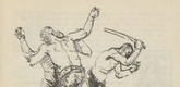Adolf Ferdinand Schinnerer. Untitled (Battle on Rocking Boat) (plate, [p. 335]) from the periodical  Zeit-Echo. Ein Kriegs-Tagebuch der K&uuml;nstler, vol. 1, no. 22 (Sept 1915). 1915