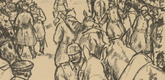 Erich B&uuml;ttner. Winter Campaign (Winterkampagne) (plate, p. 56) from the periodical Kriegszeit. K&uuml;nstlerflugbl&auml;tter, vol. 1, no. 14 (25 Nov 1914). 1914