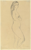 Wilhelm Lehmbruck. Standing Girl (Stehendes M&auml;dchen). (c. 1915)