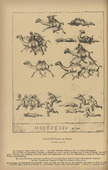 August Gaul. Hagenbeck Troops in the West (Hagenbeck-Truppen im Westen) (in-text plate, p. 68) from the periodical Kriegszeit. K&uuml;nstlerflugbl&auml;tter, vol. 1, no. 14 (25 Nov 1914). 1914