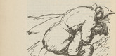 Walther Teutsch. Untitled (Wounded Man) (plate, [p. 350]) from the periodical  Zeit-Echo. Ein Kriegs-Tagebuch der K&uuml;nstler, vol. 1, no. 23/24 (Sept 1915). 1915
