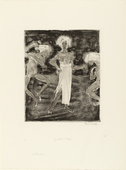 Emil Nolde. Young Prince and Dancers (Junger F&uuml;rst und T&auml;nzerinnen). (1918)