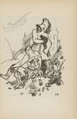 Franz Reinhardt. Untitled (Mars) (plate, [p. 359]) from the periodical  Zeit-Echo. Ein Kriegs-Tagebuch der K&uuml;nstler, vol. 1, no. 23/24 (Sept 1915). 1915