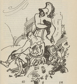 Franz Reinhardt. Untitled (Mars) (plate, [p. 359]) from the periodical  Zeit-Echo. Ein Kriegs-Tagebuch der K&uuml;nstler, vol. 1, no. 23/24 (Sept 1915). 1915