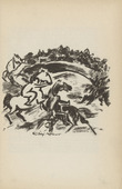 Rudolf M&ouml;ller. Untitled (Rider) (plate, [p. 365]) from the periodical  Zeit-Echo. Ein Kriegs-Tagebuch der K&uuml;nstler, vol. 1, no. 23/24 (Sept 1915). 1915