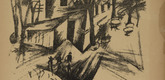 Ernst Fritsch. House in Front of the Sun (Haus vor der Sonne) (plate, number 2) from the periodical Junge Berliner Kunst, no. 6. 1919-20 (print executed 1919)