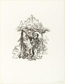 Oskar Kokoschka. Fear and Hope (The Man Comforts the Woman) [Furcht und Hoffnung (Der Mann tr&ouml;stet das Weib)] (plate 7) from  O Eternity - Thou Word of Thunder (Bach Cantata) [O Ewigkeit - Du Donnerwort (Bachkantate)]. (1914, published 1916)