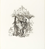 Oskar Kokoschka. Fear and Hope (The Man Comforts the Woman) [Furcht und Hoffnung (Der Mann tr&ouml;stet das Weib)] (plate 7) from  O Eternity - Thou Word of Thunder (Bach Cantata) [O Ewigkeit - Du Donnerwort (Bachkantate)]. (1914, published 1916)