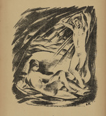Adolf K&ouml;glsperger. High Hour (Hohe Stunde) (plate, number 6) from the periodical Junge Berliner Kunst, no. 6. 1919-20 (print executed 1919)