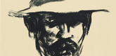 Emil Nolde. Head with Pipe, E.N. (Kopf mit Pfeife, E.N.). (1907)