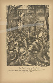 Hans Baluschek. Messenger of Victory on the Public Clock (Der Siegesbote auf der Normaluhr) (plate, p. 6) from the periodical Kriegszeit. K&uuml;nstlerflugbl&auml;tter, vol. 1, no. 2 (7 Sept 1914). 1914