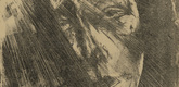 Bruno Krauskopf. Portrait Study (Port&auml;tstudie) (plate, number 8) from the periodical Junge Berliner Kunst, no. 6. 1919-20 (print executed 1919)