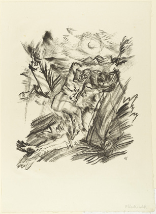 Oskar Kokoschka. The Last Judgement (Das j&uuml;ngste Gericht) (plate 3) from The Bound Columbus (Der gefesselte Columbus). 1916 (executed 1913)